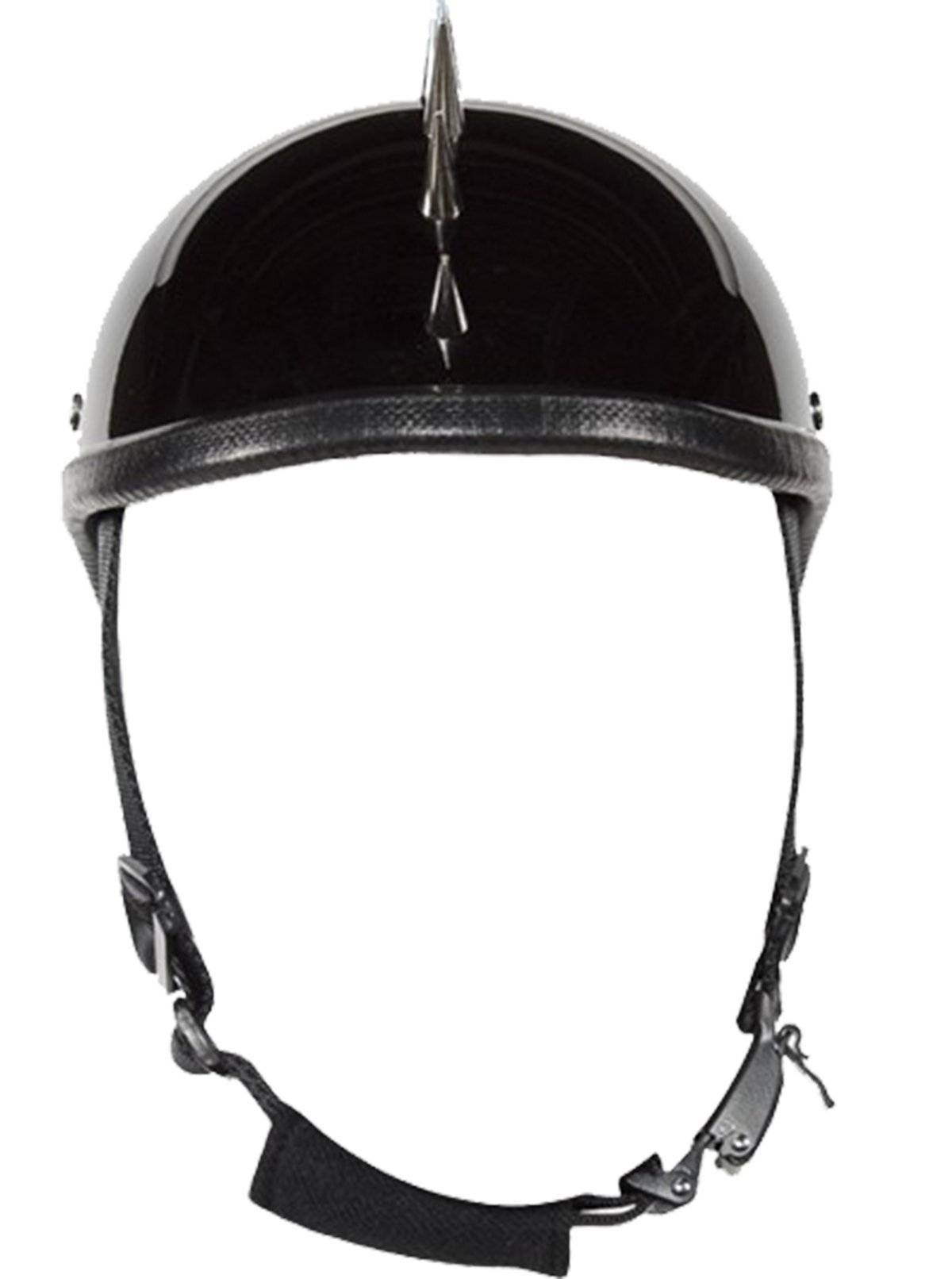 Novelty Motorcycle Helmet - Gloss or Flat Black - Spiked Gladiator - H403-H503-02-DL - Image 4