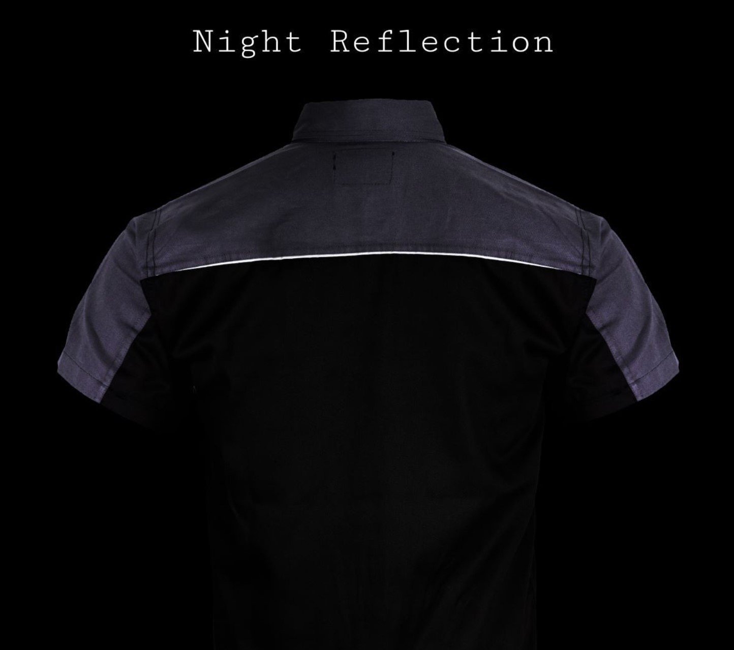 Motorcycle Mechanic Shirt - Men's - Black and Gray - Up To Size 4XL - MECS-BLK-GREY-DL - Image 5