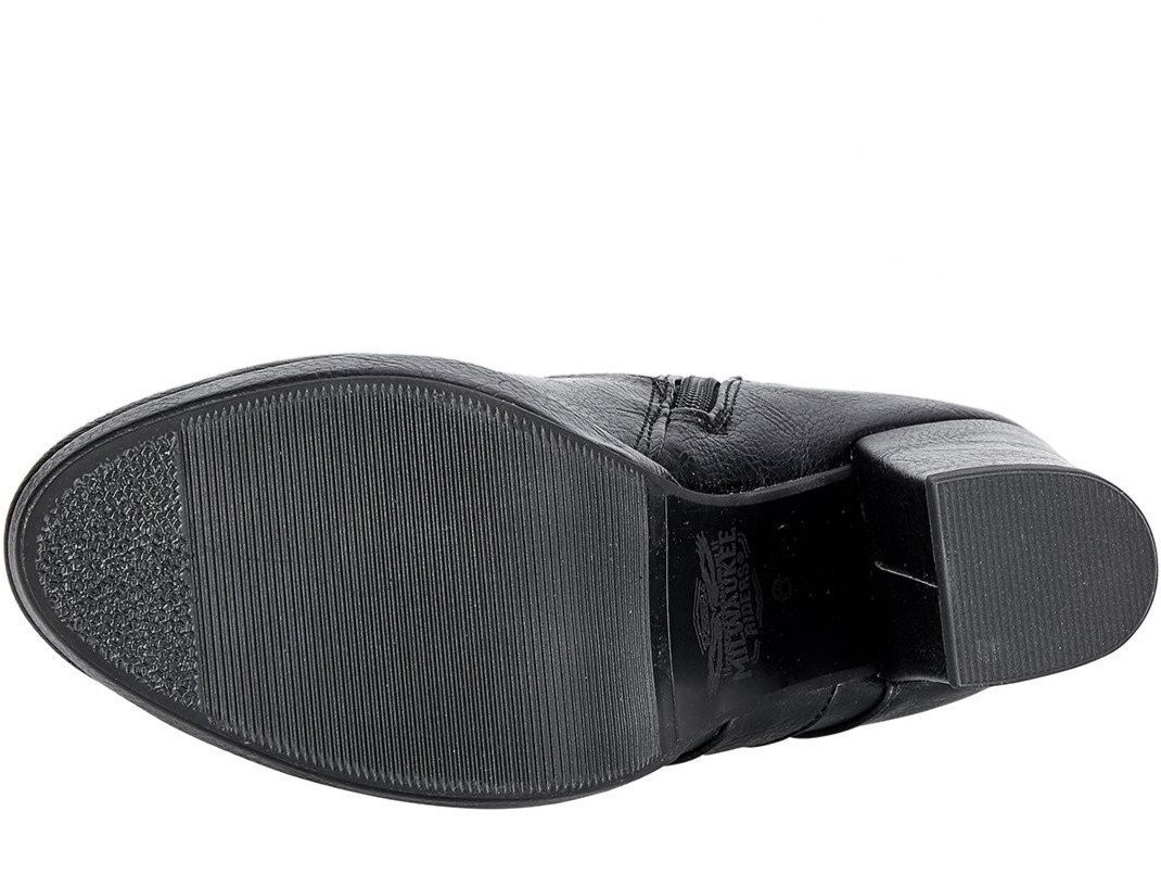 Motorcycle Boots - Women's - Chunky Heel - Inside Zipper - MR-BTL7004-DL - Image 5