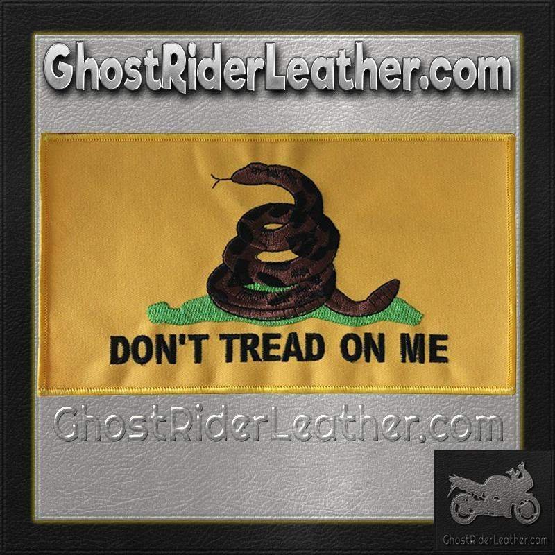 Yellow Gadsden Flag Vest Patch - Don't Tread On Me Patches - PAT-C230-DL - Image 2