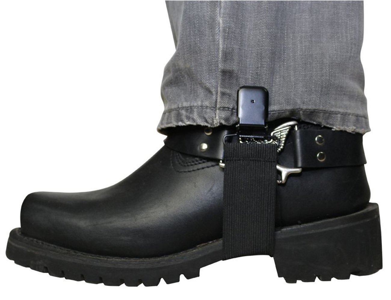 Pair of Biker Boot Clips - Rebel Flag - Confederate Flag - PK63-DL - Image 3