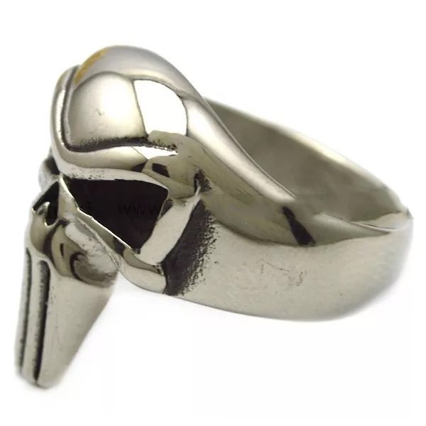 Punisher Skull Biker Ring - Stainless Steel - Biker Jewelry - Biker Ring - R3003-DS - Image 2