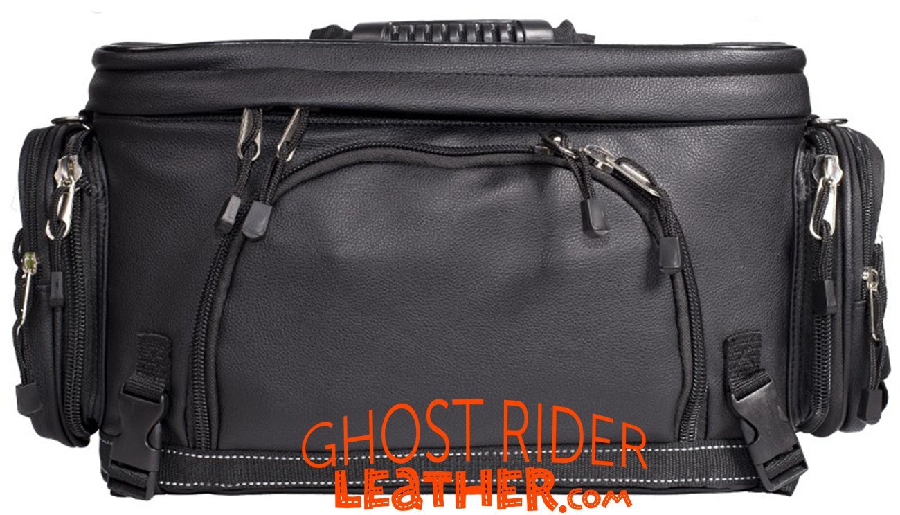 Sissy Bar Bag - Motorcycle - Trunk Bag - Storage Gear - SB13-DL - Image 3