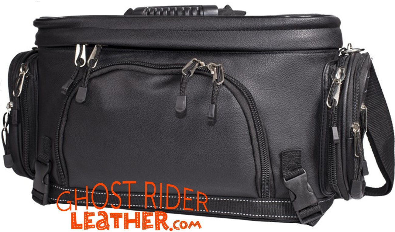 Sissy Bar Bag - Motorcycle - Trunk Bag - Storage Gear - SB13-DL - Image 6