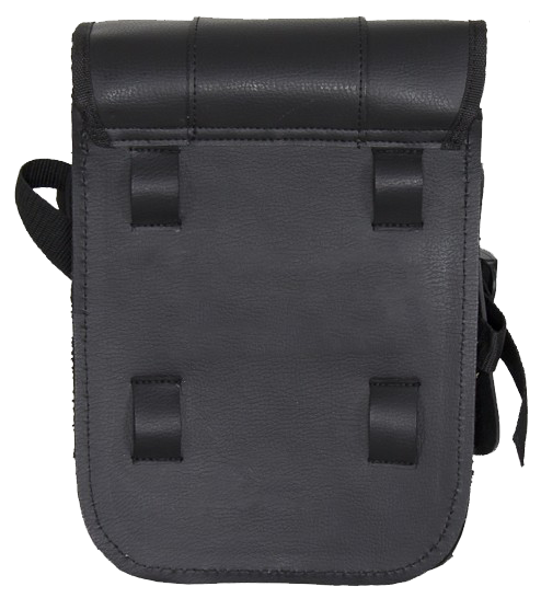 Plain PVC Motorcycle Sissy Bar Bag with Gun Holster - SKU SB86-DL - Image 3