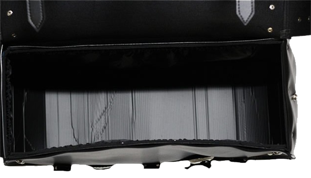 Saddlebags - PVC - Large - Conchos - Studs - Motorcycle Luggage - SD4000-PV-DL - Image 4