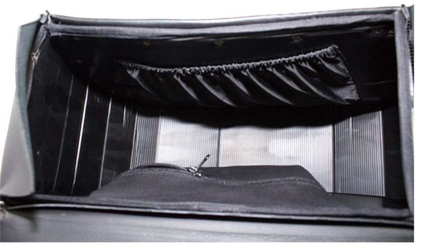 Saddlebags - PVC - Universal Fit - Motorcycle Luggage - SD4003-PV-DL - Image 5