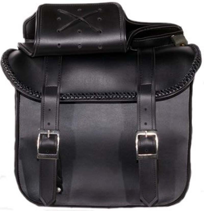 Saddlebags - PVC - Braid - Throwover - Motorcycle Luggage - SD4019-PV-DL - Image 3