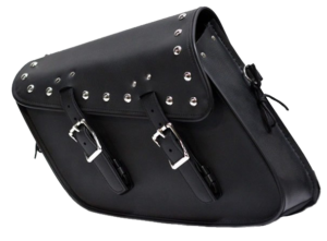 Swing Arm Bag - PVC - Right - Studs - Motorcycle Storage - SD4093-STUD-SOLO-DL