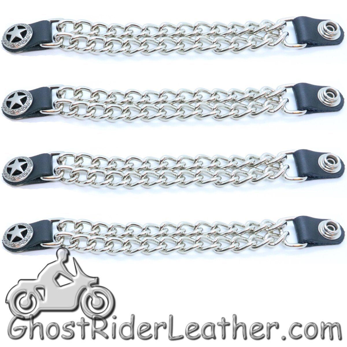 Western Star - Vest Extenders - Set Of Four - Made In USA - Extra Long - VE151XL-DS