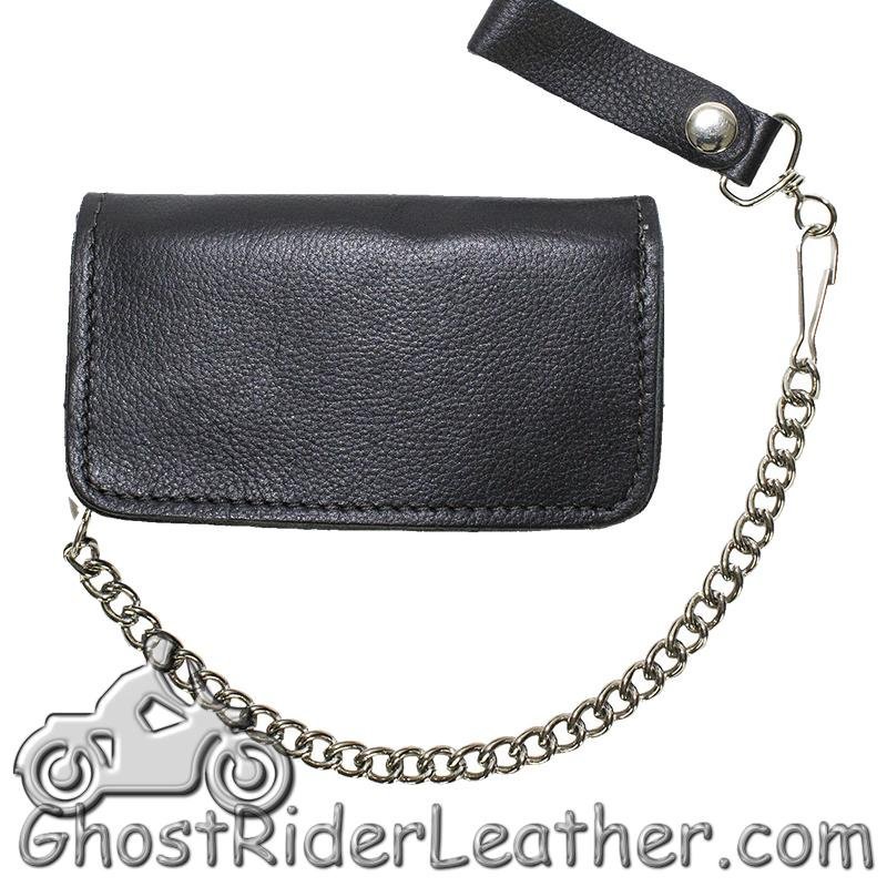 Leather Chain Wallet - USA Flag - Heavy Duty - WALLET9-11-HD-DL - Image 2