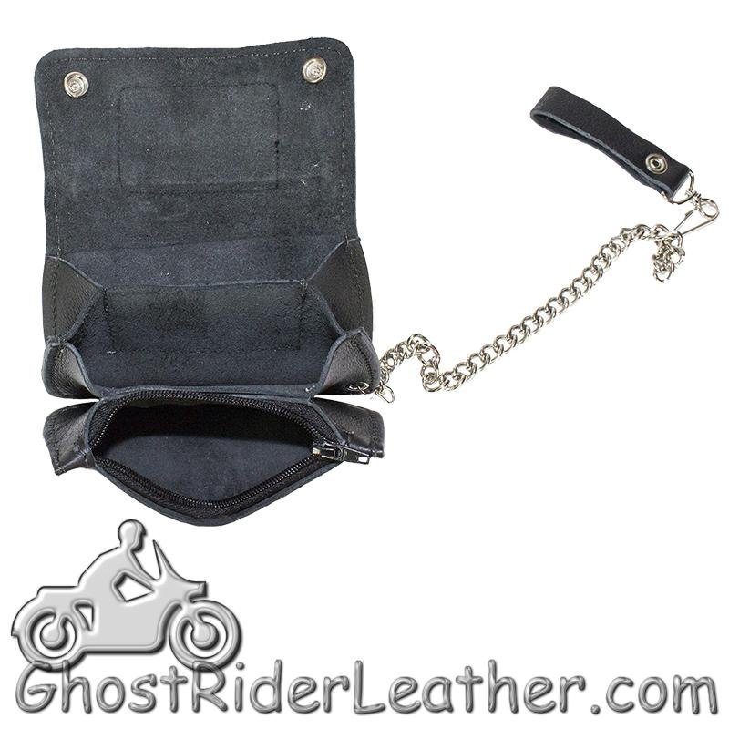 Leather Chain Wallet - USA Flag - Heavy Duty - WALLET9-11-HD-DL - Image 3