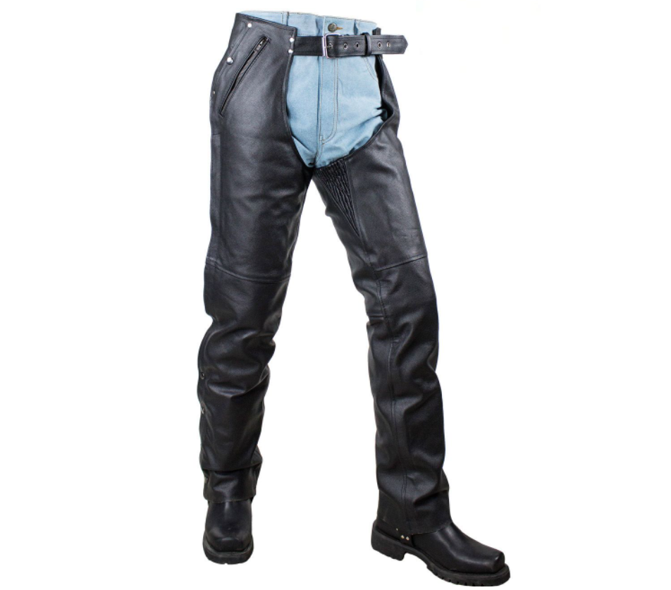 Leather Chaps - Men's or Women's - Heavy Duty - C2334-04-DL - Image 2