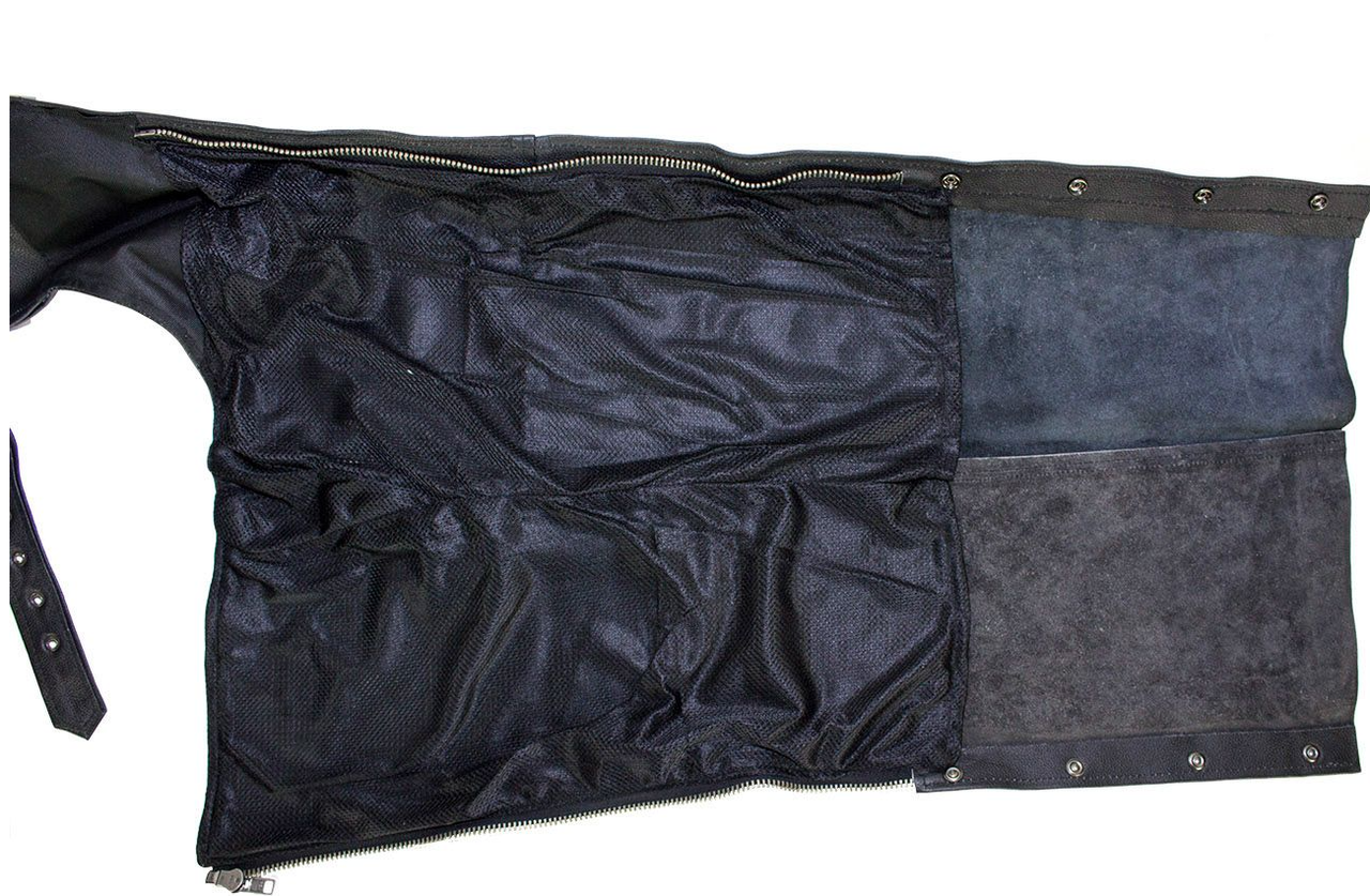 Leather Chaps - Men's or Women's - Heavy Duty - C2334-04-DL - Image 4