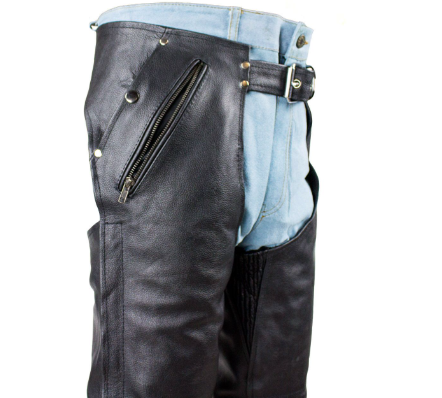 Leather Chaps - Men's or Women's - Heavy Duty - C2334-04-DL - Image 5