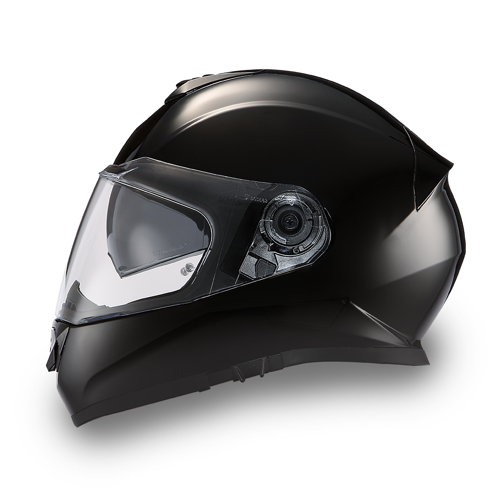 DOT Motorcycle Helmet - Detour - Hi Gloss Black - Full Face - DE1-A-DH - Image 3