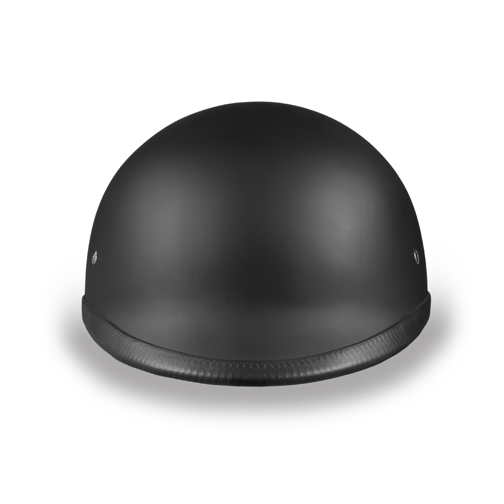 DOT Motorcycle Helmet - Dull Black - Jockey Hawk Polo - H1-B-DH - Image 6