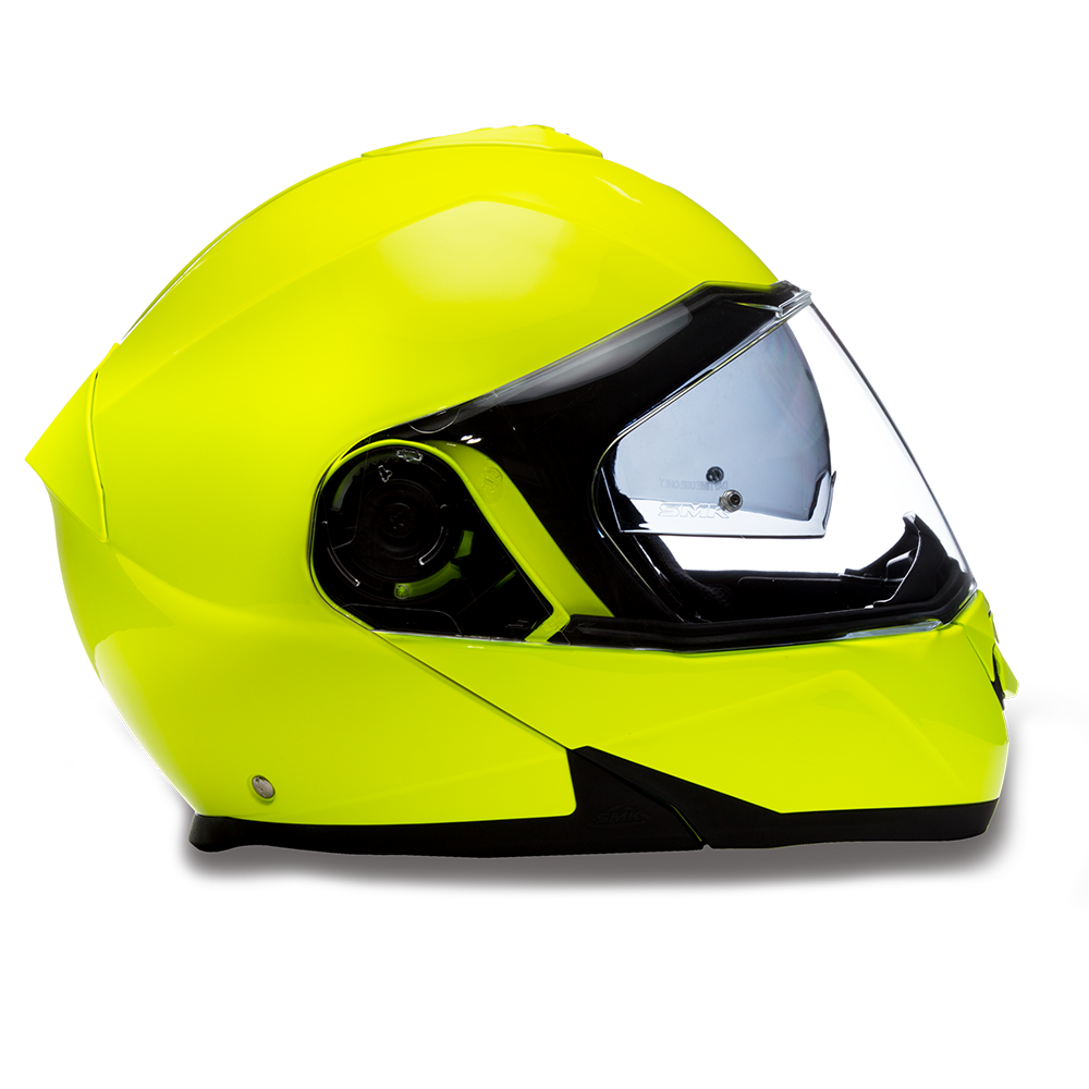 DOT Motorcycle Helmet - Fluorescent Yellow - Modular - Full Face - MG1-FY-DH - Image 8