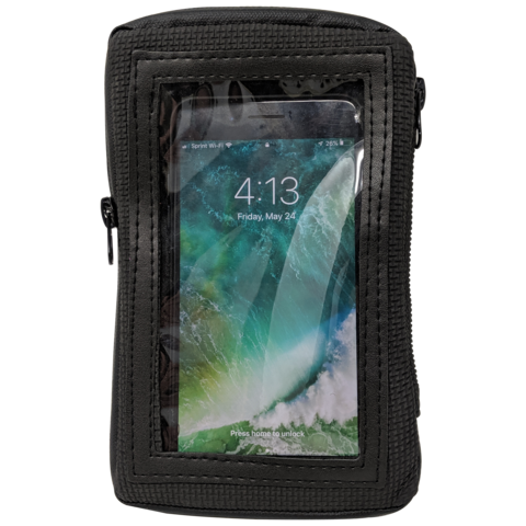 Mobile Magnetic Tank Bag - Large - Motorcycle Pouch - GPS or Cell Phone Holder - MP8725-DS
