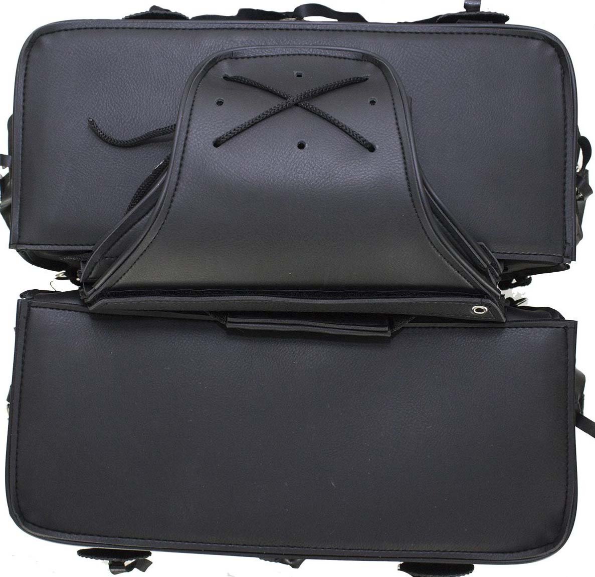 Saddlebags - PVC - Conchos - Concealed Carry - Motorcycle Luggage - SD2011-NS-PV-DL