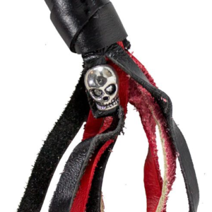 Get Back Whip - Black and Red Leather - 42 Inches -  GBW6-11-DL