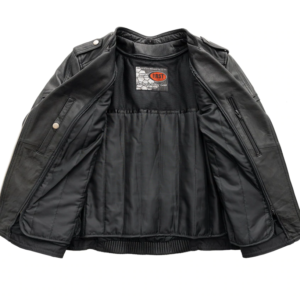 Leather Motorcycle Jacket - Women's - Black - Tantrum - FIL196SDMZ-FM