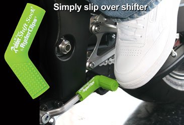 Rubber Shift Sock - Green - Motorcycle Accessories - RSS-GREEN-DS