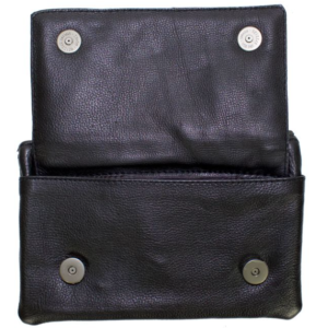 Leather Belt Bag - Teal Blue - Sugar Skull Roses - Handbag - BAG35-EBL14-TEAL-DL