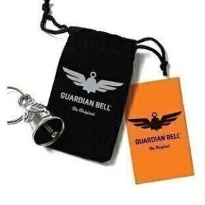 Black Widow - Spider Web - Pewter - Motorcycle Guardian Bell - Made In USA - SKU GB-BLACK-WIDOW-DS