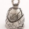 Lady Rider - Pewter - Motorcycle Guardian Bell® - Made In USA - SKU GB-LADY-RIDER-DS