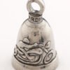 Motorcycle - Pewter - Motorcycle Guardian Bell® - Made In USA - SKU GB-MOTORCYCLE-DS