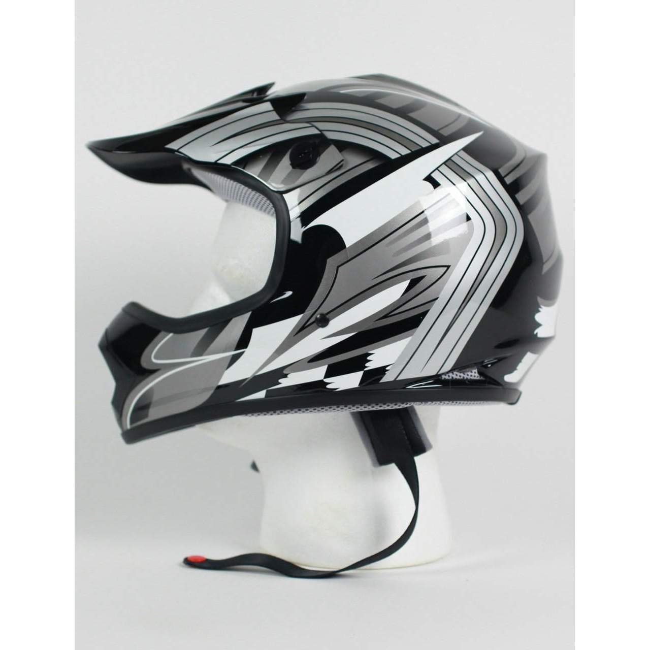 DOT Kids ATV Helmet - Dirt Bike - Motocross - Graphics - Color Choice - DOTATVKIDS-MX-G-HI