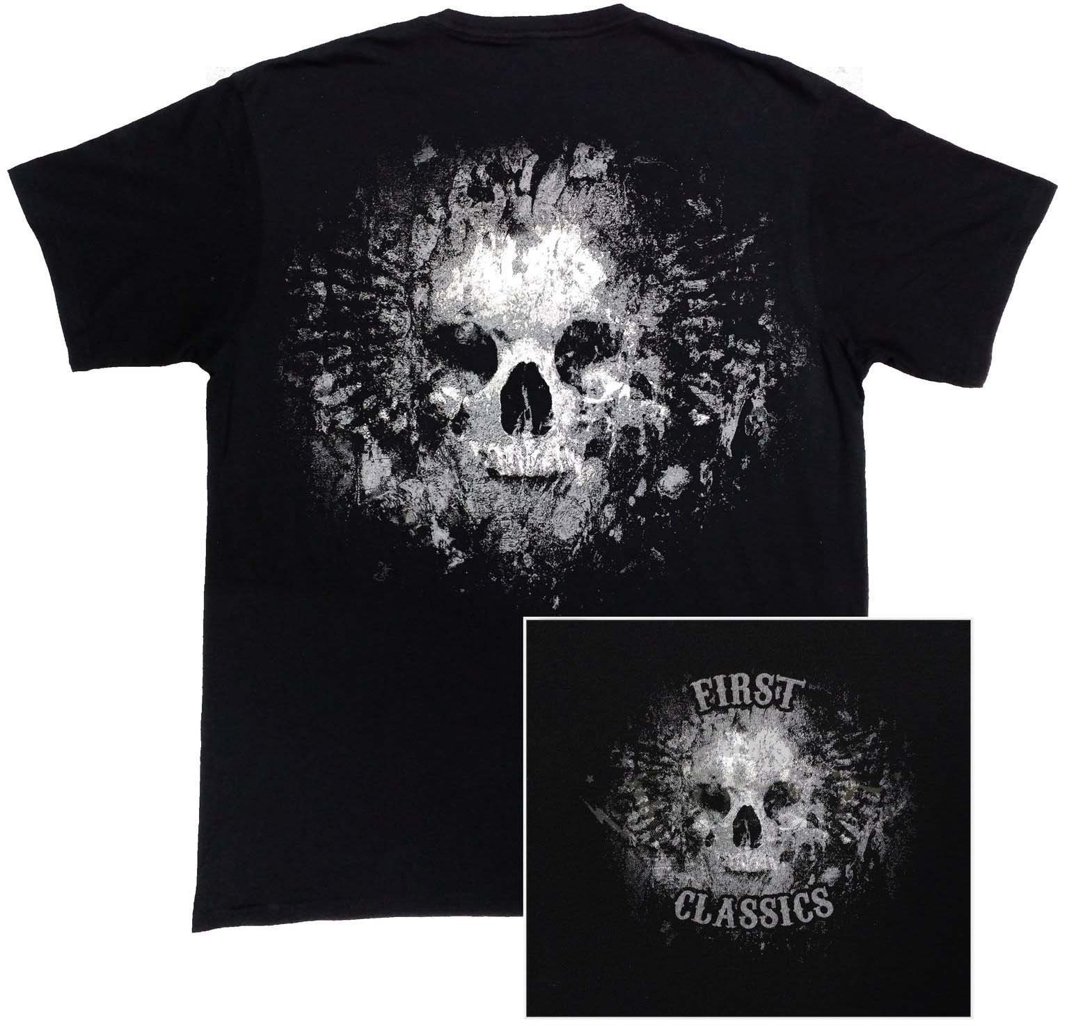 Grave Skull Reflective T-Shirt - SKU FIMTR003-FM