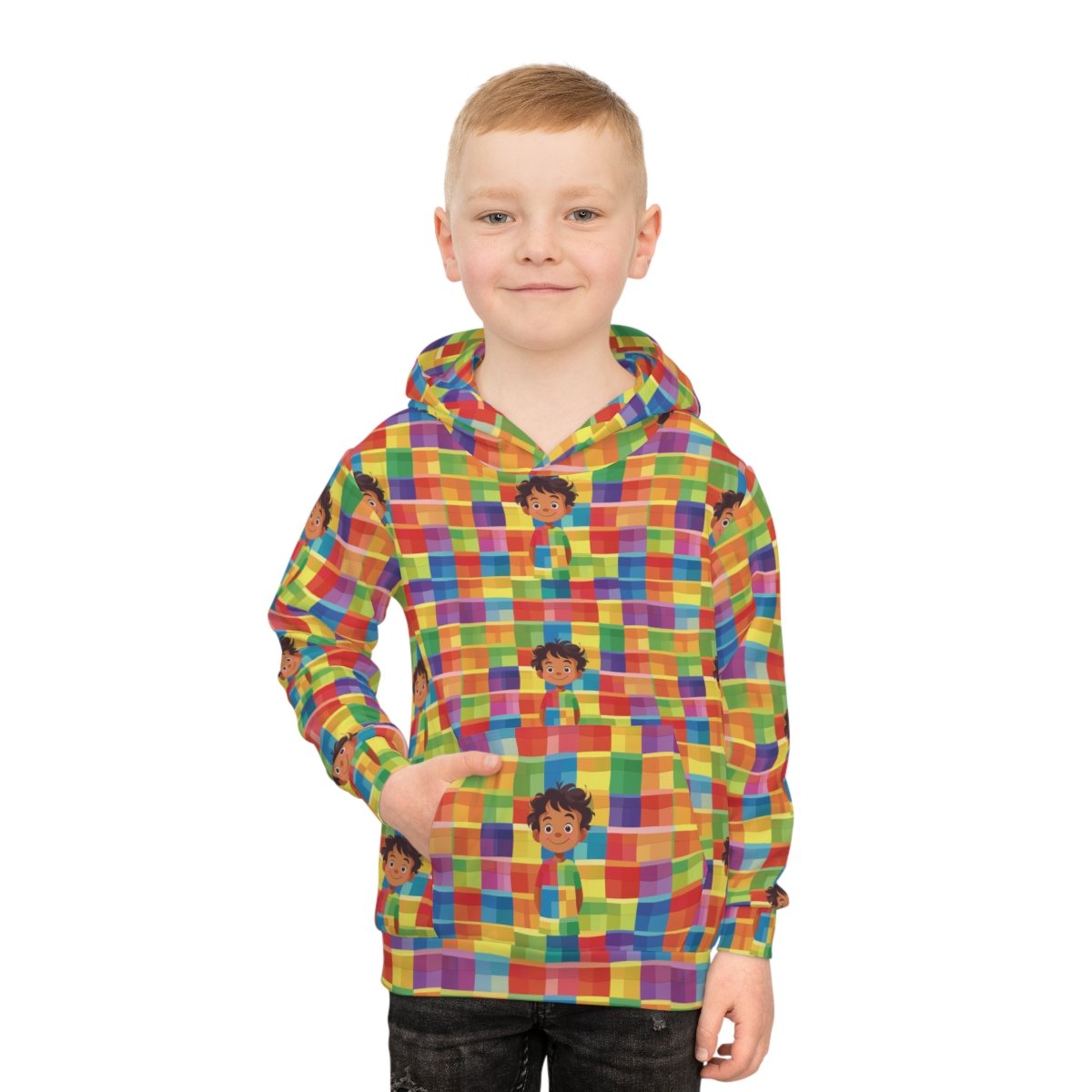 Joe's Technicolor Coat - Rainbow Colors - Children's Hoodie (AOP) Joe's Technicolor Coat - Rainbow Colors - Children's Hoodie (AOP)