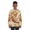 Ginger Kitten on Fleece Blanket - Shades of Ginger and Cream - Unisex Sweatshirt (AOP) Ginger Kitten on Fleece Blanket - Shades of Ginger and Cream - Unisex Sweatshirt (AOP)