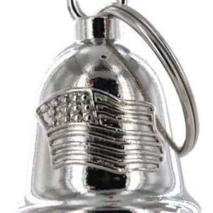 American Flag - Chrome Motorcycle Ride Bell - BLC21-DL
