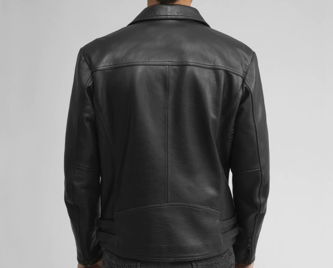 Leather Biker Jacket - Men's Fashion - Lambskin - Domanico - WBM2800NZ-FM