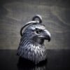 Eagle Head - Pewter - Motorcycle Ride Bell - Made In USA - SKU BB20-DS