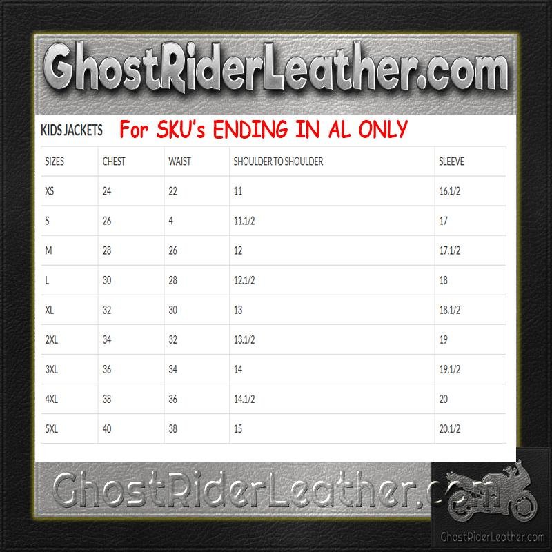 Girls - Kids Classic Biker Pink Leather Motorcycle Jacket - SKU GRL-AL2803-AL