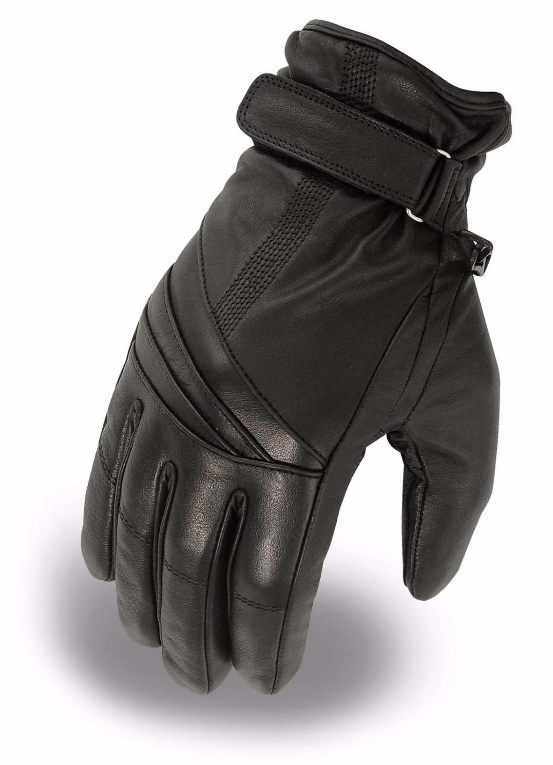 Women's Waterproof Leather Driving Gloves - SKU FI121GL-FM