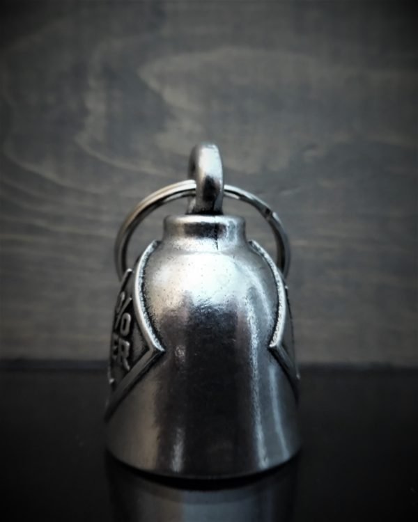 One Percenter - Pewter - Motorcycle Spirit Bell - Made In USA - SKU BB82-DS