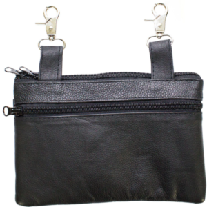 Leather Belt Bag - Teal Blue - Heart Wings Design - Handbag - BAG35-EBL1-TEAL-DL