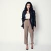 Dahlia - Women's Premium Sheepskin Leather Blazer - WBL3001-WB