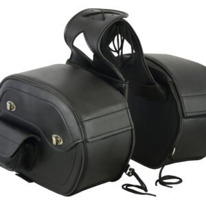 Saddlebags - PVC - Built In Gun Holster - Slanted - Motorcycle Luggage - DS300-DS