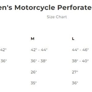 Leather Motorcycle Jacket - Men's - Perforated - Turbine - FIM213CNP-FM