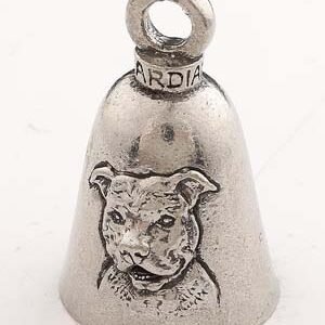 Pitbull Dog - Pewter - Motorcycle Guardian Bell® - Made In USA - SKU GB-PITBULL-DOG-DS