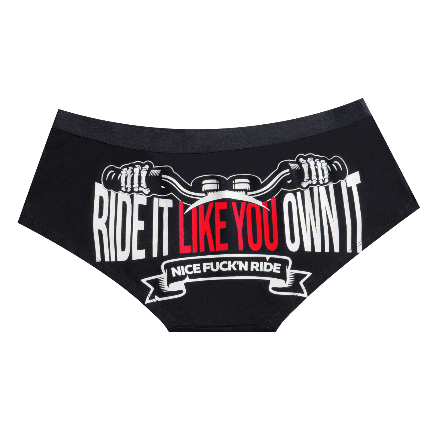 Briefs - Men's - Underwear - Ride It Like You Own It - Biker Undies - BSHT57-DL