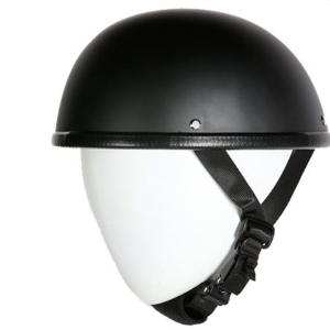 Novelty Motorcycle Helmet - Flat Black - EZ Rider - H505-11-DL