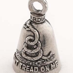 Don't Tread On Me - Gadsden - Pewter - Motorcycle Guardian Bell - Made In USA - SKU GB-DONT-TREAD-DS