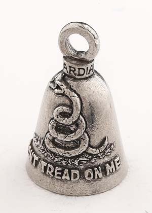 Don't Tread On Me - Gadsden - Pewter - Motorcycle Guardian Bell - Made In USA - SKU GB-DONT-TREAD-DS